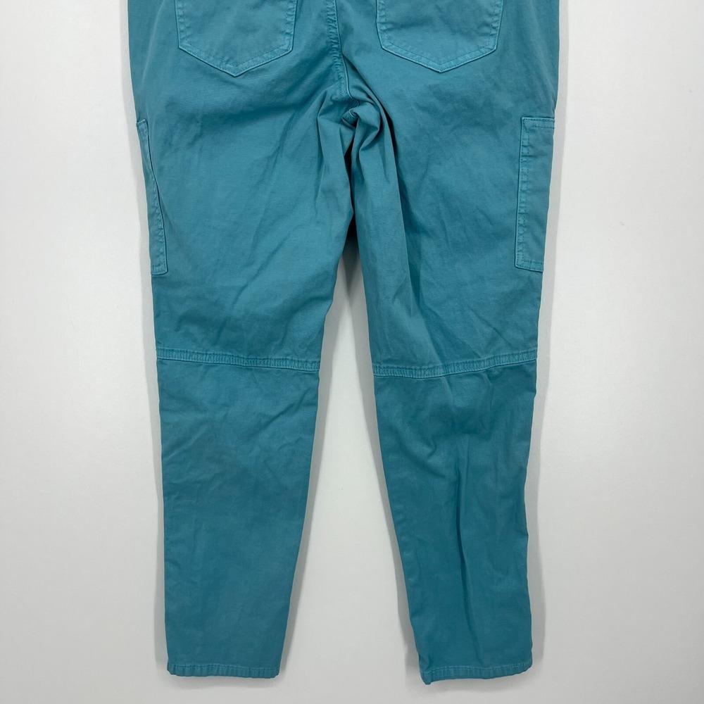 White House Black Market Cargo Pants Women's Size 2 Blue Slim Crop Tactical - Picture 7 of 12